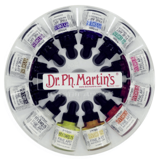 Dr. Ph. Martin's Hydrus Watercolors 30ml - Set 1 (12 Colores)
