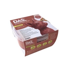 Das Sculpting Clay Plasticina Profesional a Base de Cera Terracota - 230g (Médium)