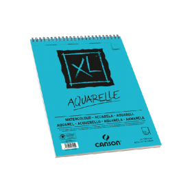 Canson XL Aquarelle Croquera A5 ( 14,8 x 21 cm) - 20 Hojas de 300 Gsm