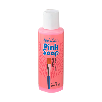 Speedball Pink Soap Limpiador y acondicionador de Pinceles (118.2 ml)