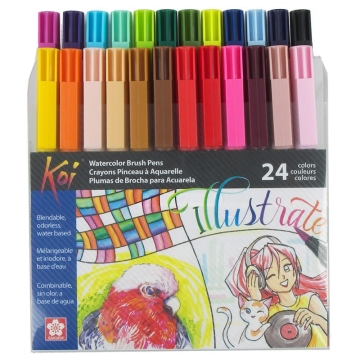 Sakura Koi Coloring Brush - Set de 24 Colores