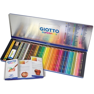 Giotto Supermina Lápices De Colores - Set De 50 Piezas