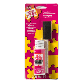 Plaid Mod Podge Puzzle Saver 2oz (59ml) + Pincel de Esponja