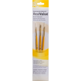 Princeton Pinceles Amarillo 9105– Set de 3