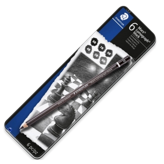 Staedtler Mars Lumograph Black - Set de 6