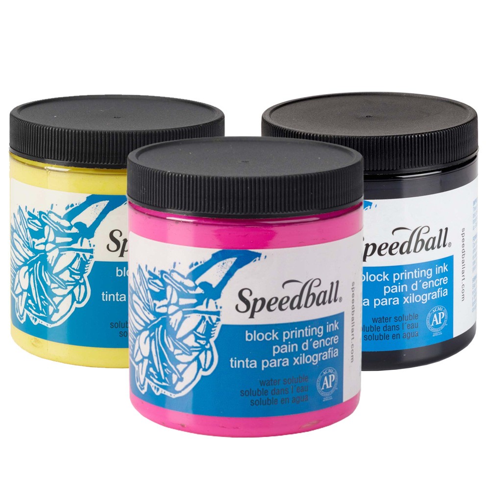 Speedball Tinta Xilografía Soluble en Agua 236.58ml - Disponible