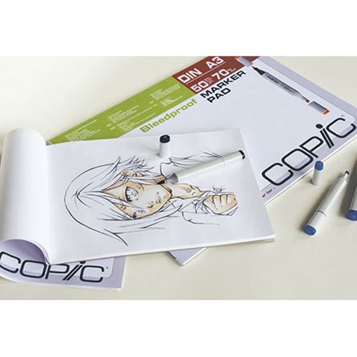 Copic Alcohol Marker Pad A3 (29,7 x 42cm) 50 Hojas de 70 gsm