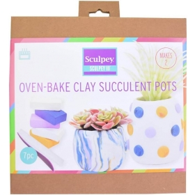 Sculpey Oven Bake Clay Succulent Pots