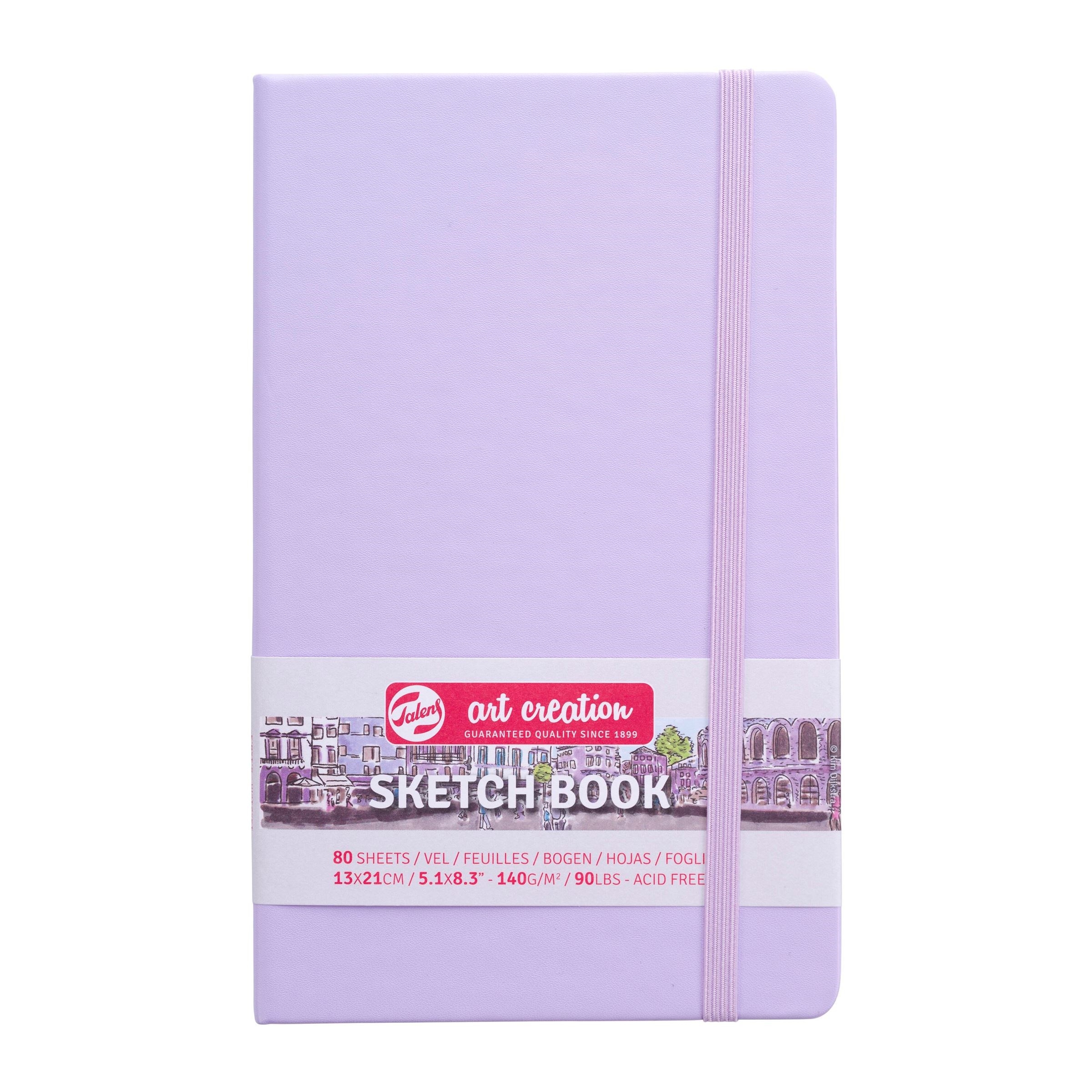 Royal Talens Art Creation Sketch Book Papel Crema 13x21 cm 140G 80HJ -  Violet Pastel