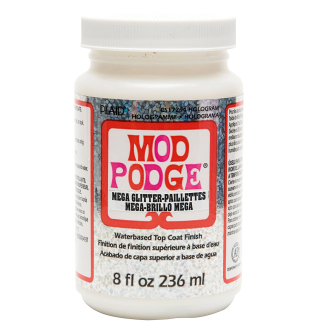 Plaid Mod Podge Mega Glitter Hologram 8oz (236ml)  