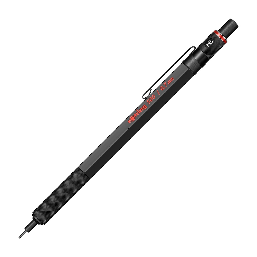 Rotring 500 portaminas - Negro, 0.7 mm