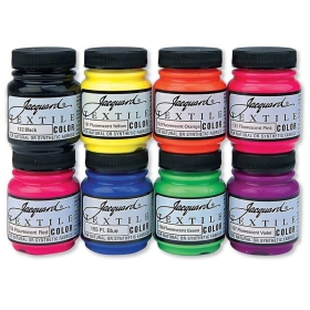 Jacquard Textile - Fluorescent Colors 66ml (Set de 8 Colores)