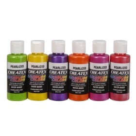  Createx Colors 5811-00 AirBrush - Pearlized Sampler 60 ml (Set de 6 Colores)