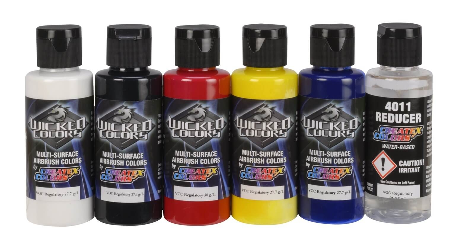  Createx Colors w110 Wicked - Detail Sampler Set 60 ml (Set de 5 Colores) 