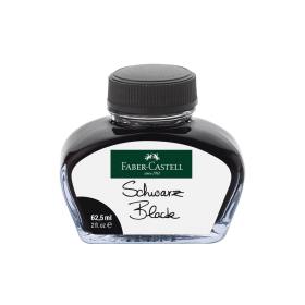Faber-Castell Tinta para Pluma Fuente Estilográfica - Negro 62,5ml
