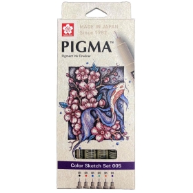 Sakura Pigma Micron Color Sketch Set 0,05 (6 Colores)
