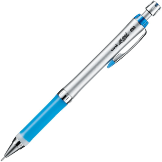 Uni Alpha Gel Slim Portaminas Agarre Suave - Azul (0.5mm)