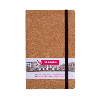 Royal Talens Art Creation Sketch Book Libreta Papel Blanco 13 X 21cm 140G 80Hjs - Corcho