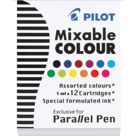 Pilot Parallel Cartuchos de recarga - (Set de 12 colores)