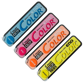 Pilot Color Eno Minas De Colores 0.7mm Borrables - Set de 10 (Disponible en 8 Colores)