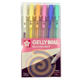 Sakura Gelly Roll Moonlight Pastel Set 6 Colores 