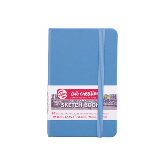 Royal Talens Art Creation Sketch Book Libreta Papel crema A6 9 X 14cm 140G 80Hjs - Azul laguna