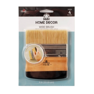 Plaid Folkart Home Decor Wide Brush 4" (Brocha Ancha 10cm)