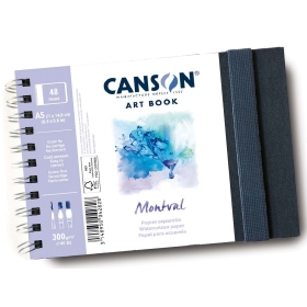 Canson Montval Artbook  Grano Fino A5 ( 21x14,8 cm) - 48 páginas 300 Gsm