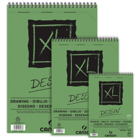 Canson XL Dessin Croquera 160 Gsm (Disponible en 3 medidas) 