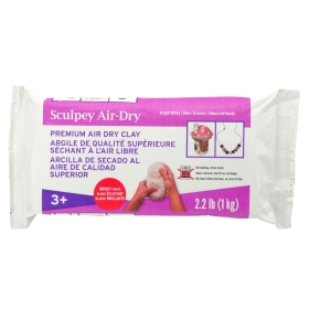 Sculpey Model Air Arcilla de secado al aire Blanco - 2.2 lb (1 kg)