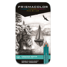 Prismacolor Premier Turquoise Sketching pencils(Lápices Grafito) - Set de 12