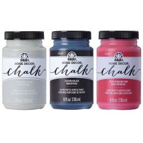 Plaid Folkart Home Decor Chalk - Pintura a la tiza 8oz (236ml) - (Disponible en 18 colores)