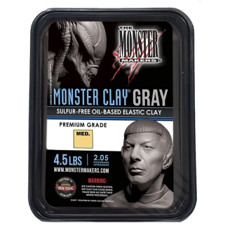  Monster Clay 2.05 kg (4.5lbs) Gray - Medium Grade