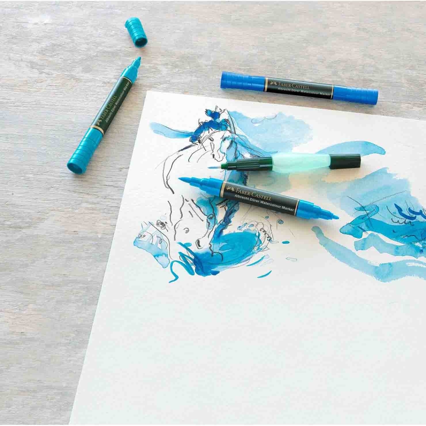 FaberCastell Watercolour Markers Set de 5