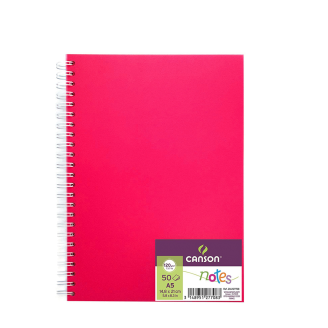 Canson Sketch book Notes Papel Blanco A5 14,8x21cm 120gms 50 hojas - Sandía