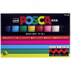 Posca PC-8K (8mm) - Set Japonés De 8 Colores
