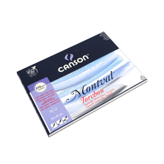 Canson Montval Torchon Block (18 x 25cm) - 12 Hojas de 270 Gsm