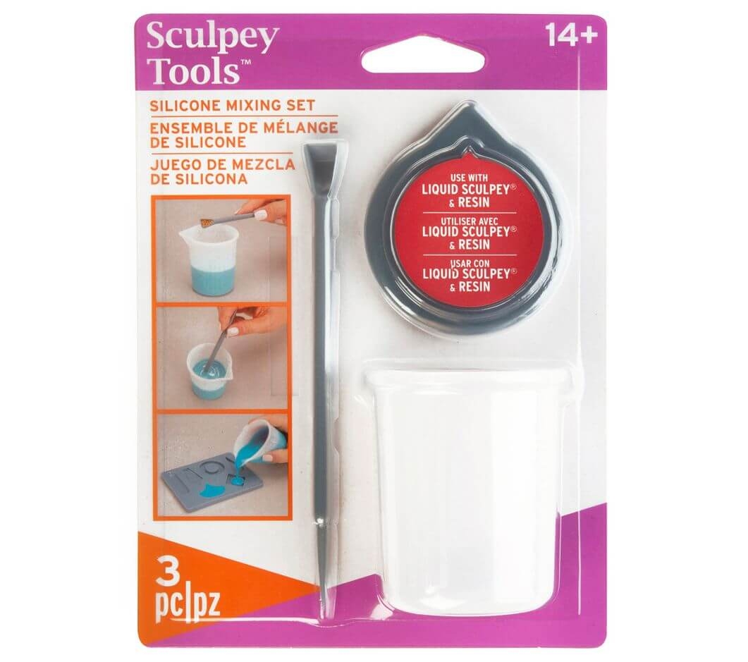 Sculpey Set de Silicona Para Mezcla - 3 Piezas