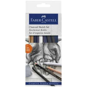 Faber-Castell Charcoal Sketch Set - 7 Piezas 
