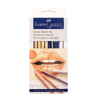 Faber-Castell Classic Sketch Set - 6 Piezas