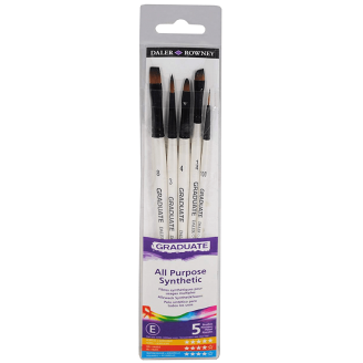 Daler Rowney Graduate Mixto (Set de 5 pinceles)