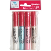 Kirarina Cute Pearl marcadores perfumados - Set de 4 colores