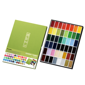 Kuretake Gansai Tambi Acuarelas - Set de 48 Colores