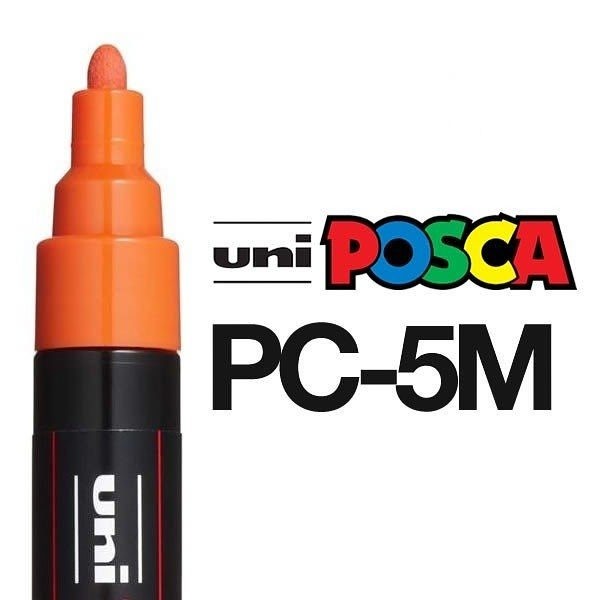 UNI POSCA PC5M 4C SET 4 ROTULADORES ACRÍLICOS 1,8 - 2,5 MM