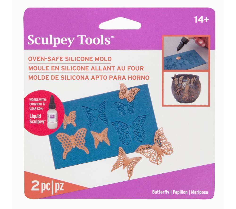 Sculpey Molde de Silicona Tipo Mariposa