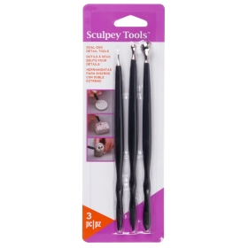 Sculpey Dual-End Detail Tools - Set de 3