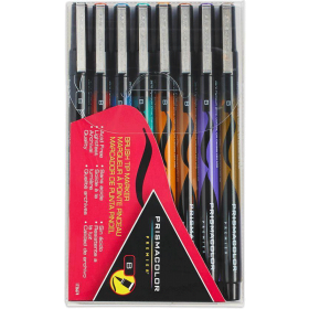 Prismacolor Premier Tiralíneas Punta Brush - Set de 8