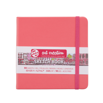 Royal Talens Art Creation Sketch Book Libreta Papel crema 12 X 12cm 140G 80Hjs - Coral