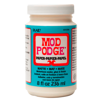 Plaid Paper Mod Podge - Matte 8oz (236ml)  