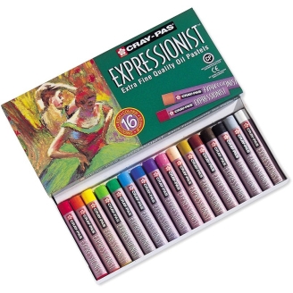 Pastel al Oleo Cray-Pas Expressionist - Set de 16 Colores